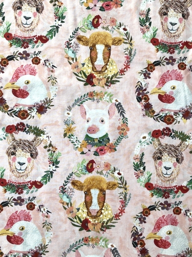 Preview: Patchwork Baumwolle - Boho Farm Pets - Vol.2