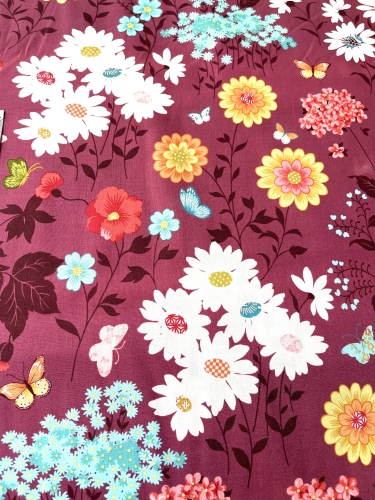 Patchwork Baumwolle - Le Jardin de Papillon