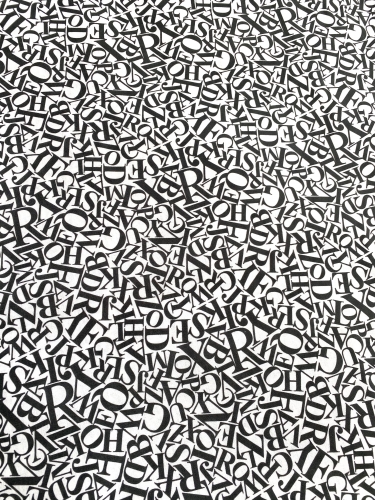 Baumwolle– Buchstaben - Premium Collection