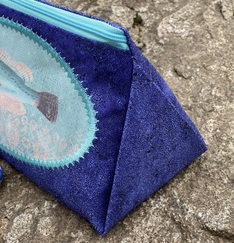Zipper Triangle Bag -  Fish