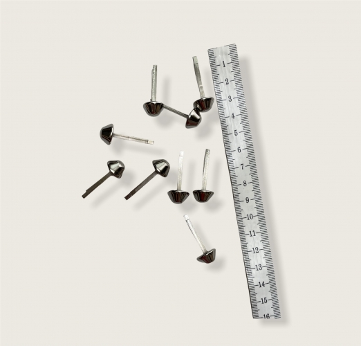 Bodennägel - 13 mm - Silberfarben