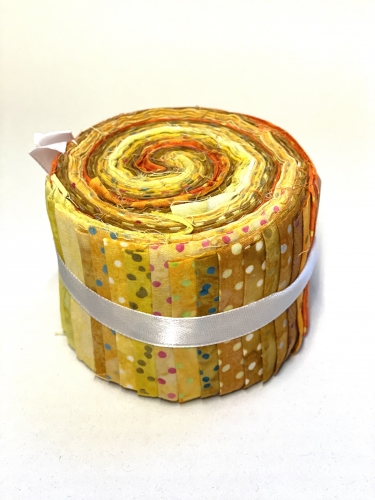 Batik - Jelly Roll - Gelb
