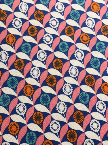 Kuschelsweat Retro - Blume 1