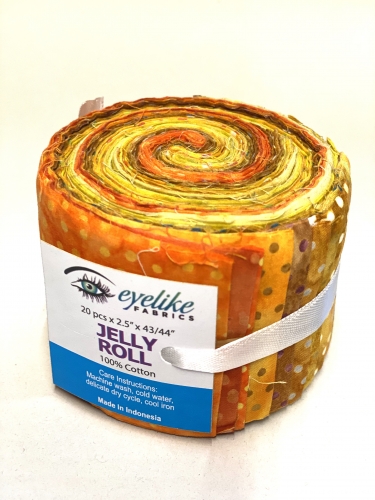 Batik - Jelly Roll - Gelb