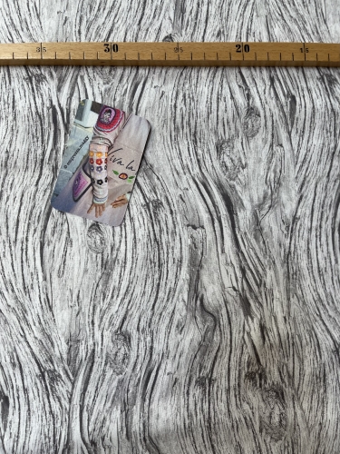 Patchwork Baumwolle - Treibholz - Grau