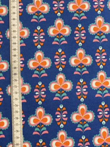 Kuschelsweat Retro - Blume 2
