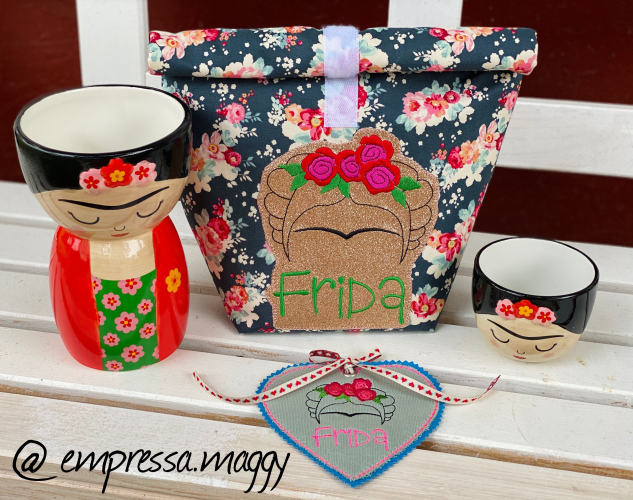 Lunchbag Mi Amiga Mexicana - L - Tilda - Dunkelblau