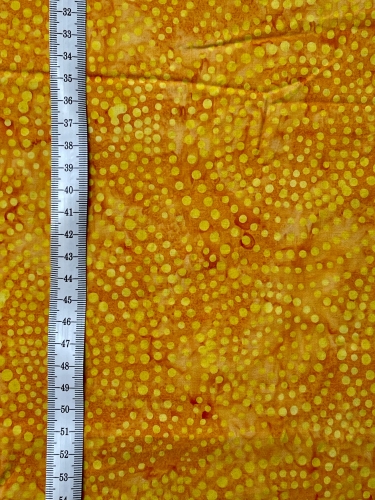 Baumwolle Patchwork - Batik - Large Circles - Gelb