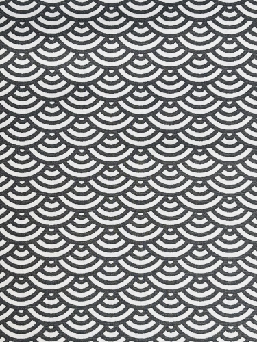 Baumwolle Swafing - Muscheln - Anthrazit