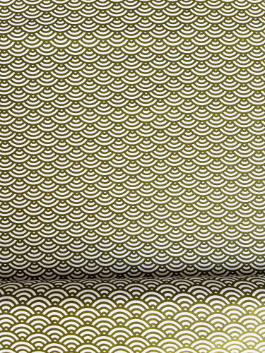 Baumwolle Swafing - Muscheln - Olivgrün