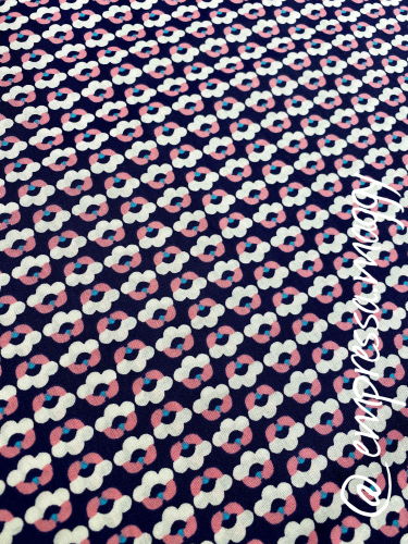 Preview: Baumwolle Druck Fiona Hewitt - Blümlis - blau