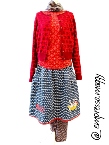 Preview: Baumwolle Loveboat by Cherry Picking - Blau