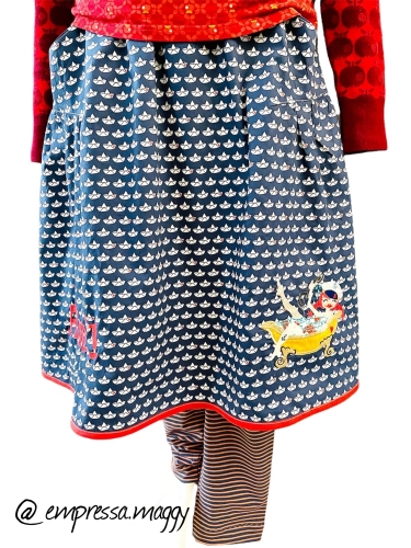 Preview: Baumwolle Loveboat by Cherry Picking - Blau