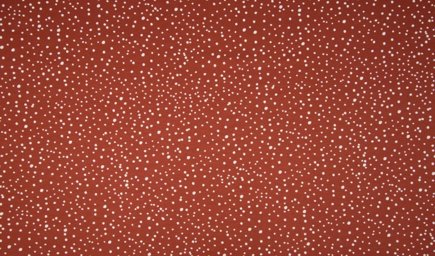 Baumwolle Popeline Love Dots - Rost