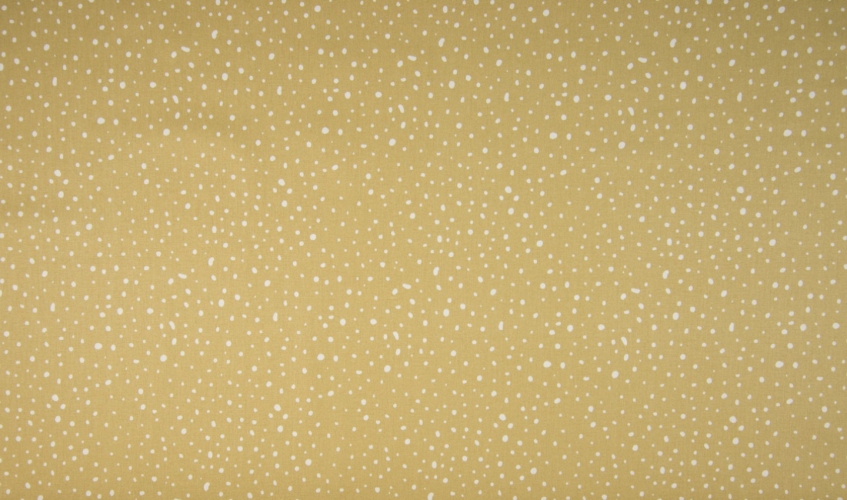 Organic Baumwolle Popeline - Love Dots - Dusty-Gelb