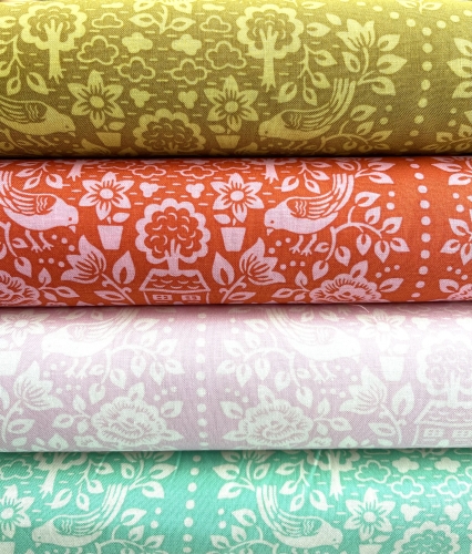 Patchwork Baumwolle - Clementine by Heather Bailey - Pink