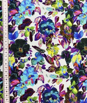 Jersey Digital Flower - Mint