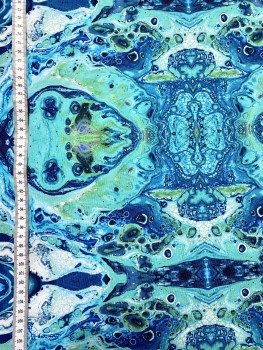 Jersey Digital Farbverläufe - Blau