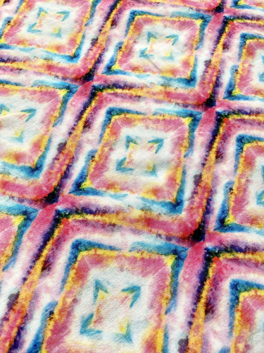 Preview: Jersey Digital Farbverläufe Karo