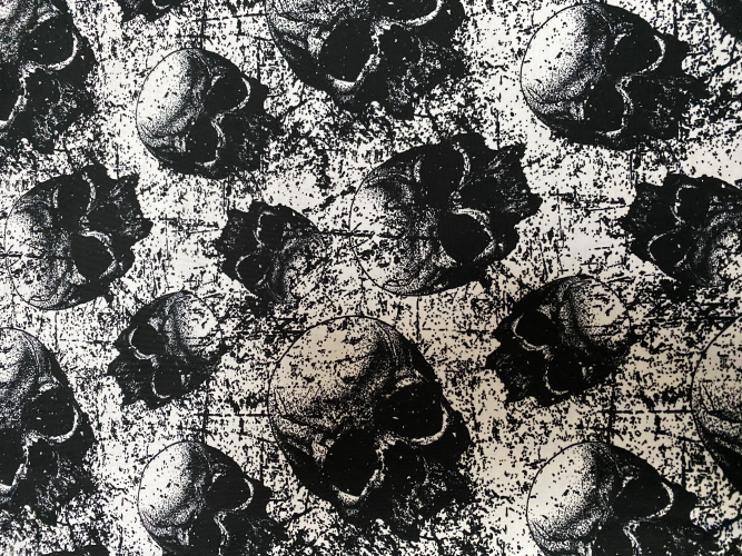 Jersey Skulls - Schwarz/Weiß
