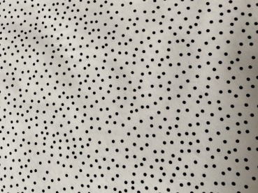 Stoffonkel Jersey Dotties - Weiß