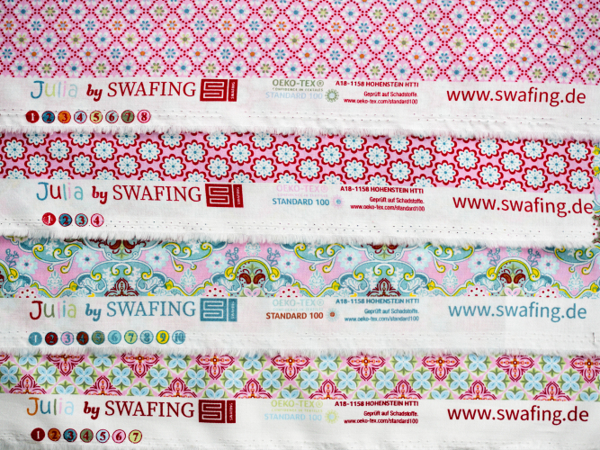 Swafing Baumwolle - Julia - Ornamente - Blau