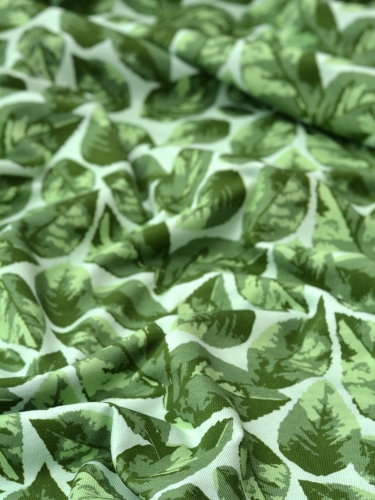 Jersey Swafing - Jade by lycklig design - Blätter - Kiwigrün