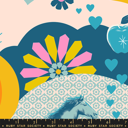 Patchwork Baumwolle - Ruby Star Society - Melody Miller - Best Day Ever - TEAL