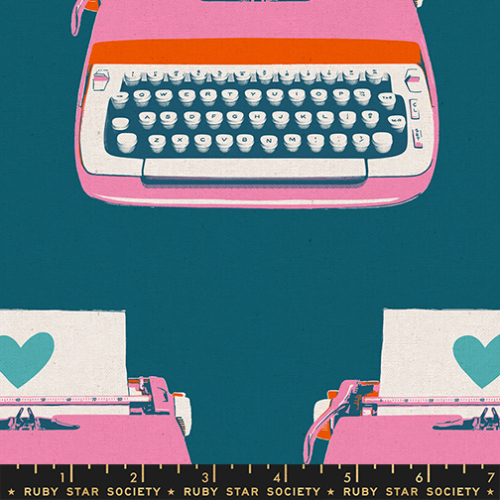 Canvas Leinen - Melody Miller - Best Day Ever - CANVAS TYPEWRITERS - TEAL