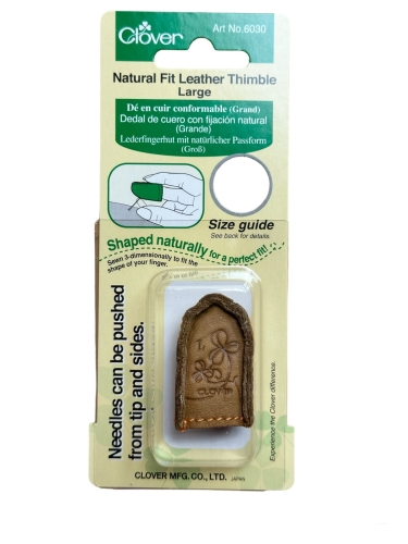 Clover - Thimbles - Leder Fingerhut - Large