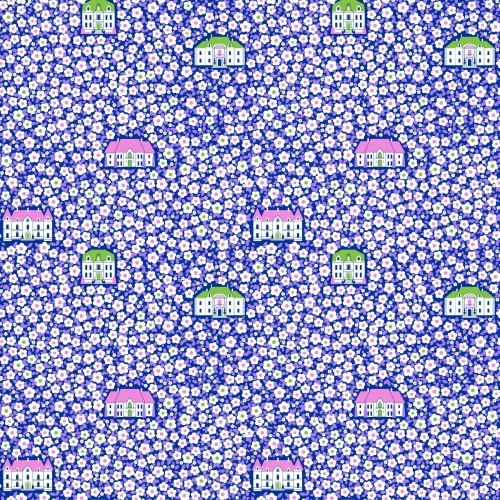 Patchwork Baumwolle - Stacy Peterson -  Belle Epoque - Chateau - Violet