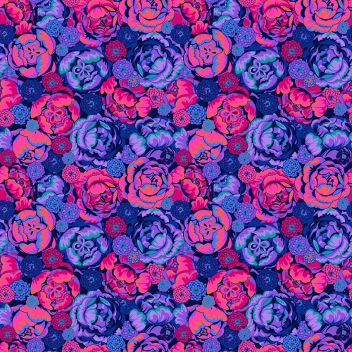 Patchwork Baumwolle - Stacy Peterson -  Belle Epoque - Roses - Purple