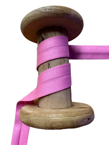 Jerseyschrägband Basic einfach gefalzt - Rosa