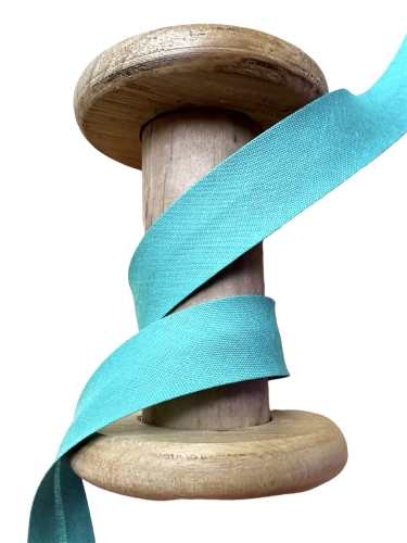 Schrägband 20mm - Dunkelcyan
