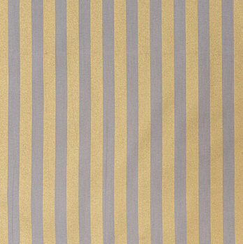 Rico Design -  Stoffzuschnitt - STREIFEN - GRAU/GOLD 50X140CM