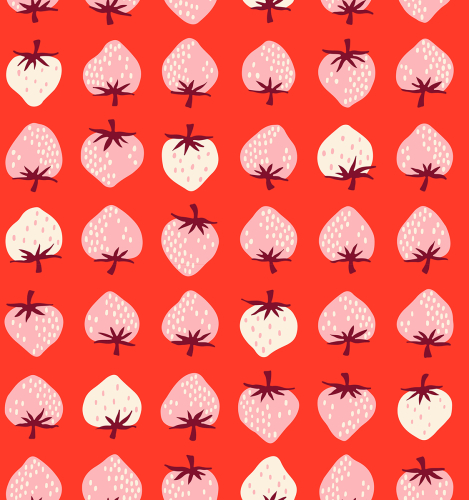 Baumwolle Patchwork - Ruby Star Society - By Kimberly Knight - Strawberry - Rot