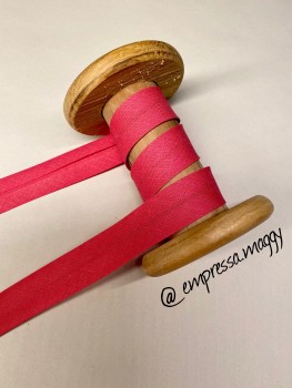 Schrägband Uni 20mm - Pink