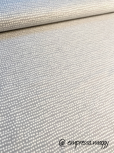 Stoffonkel Jersey  Dotted Line grau