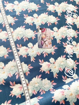 Tilda Patchwork Baumwolle - Minerva Blue