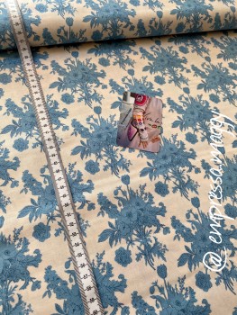 Tilda Patchwork Baumwolle - Botanical Blue