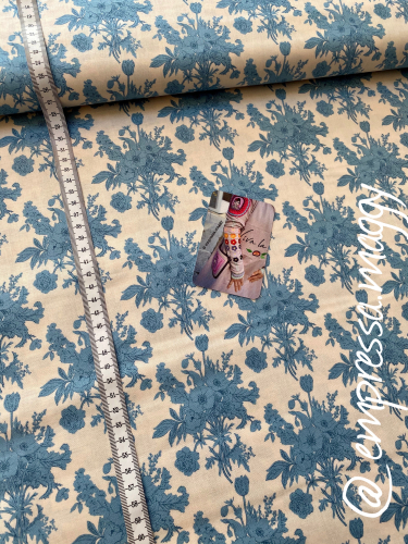 Tilda Patchwork Baumwolle - Botanical Blue
