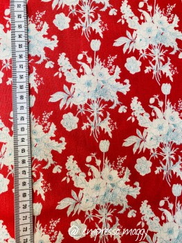 Tilda Patchwork Baumwolle - Botanical Red