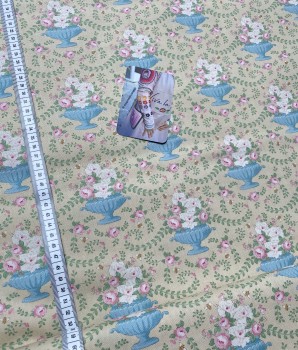 Tilda Patchwork Baumwolle - Flowerbees Eggnog