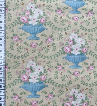 Tilda Patchwork Baumwolle - Flowerbees Eggnog