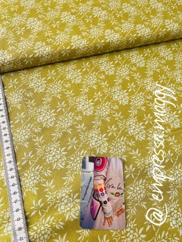 Tilda Patchwork Baumwolle - Flower Bush Green