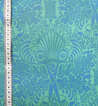 Tula Pink - Patchwork Baumwolle - Getting Snippy - Blau
