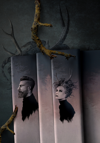 Jersey Swafing - Mystic Woods by Thorsten Berger - Panel - Frau Altrosa - Panel 6,76€