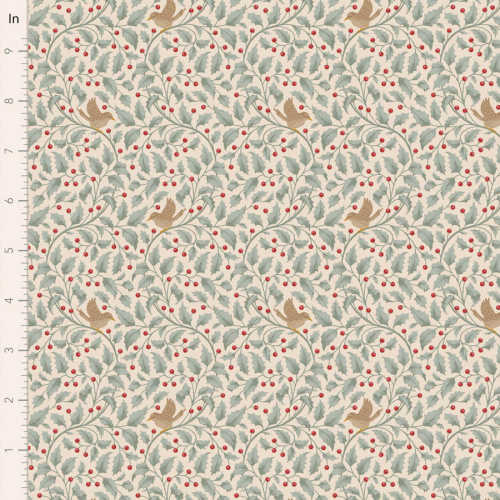 Tilda Patchwork Stoff Baumwolle - Merry Little Christmas - Holly Duckegg