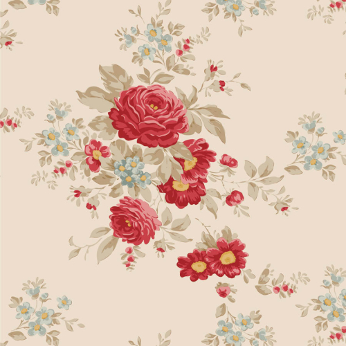 Tilda Patchwork Stoff Baumwolle - Merry Little Christmas - Carol Cream