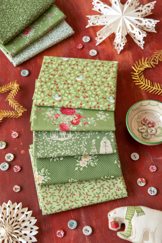 Tilda Patchwork Stoff Baumwolle - Merry Little Christmas - Carol Moss